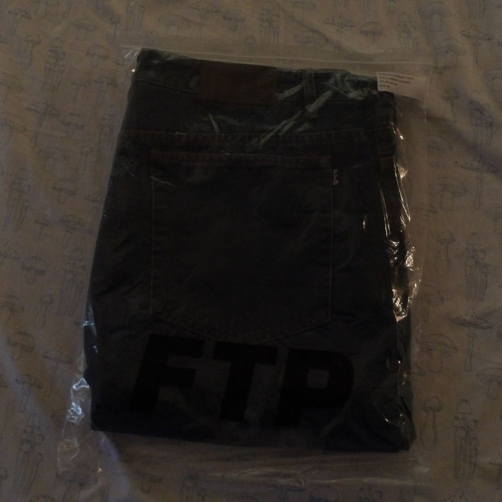 FTP Bullet Hole Jeans. Size 36. Dark Denim. Brand New.